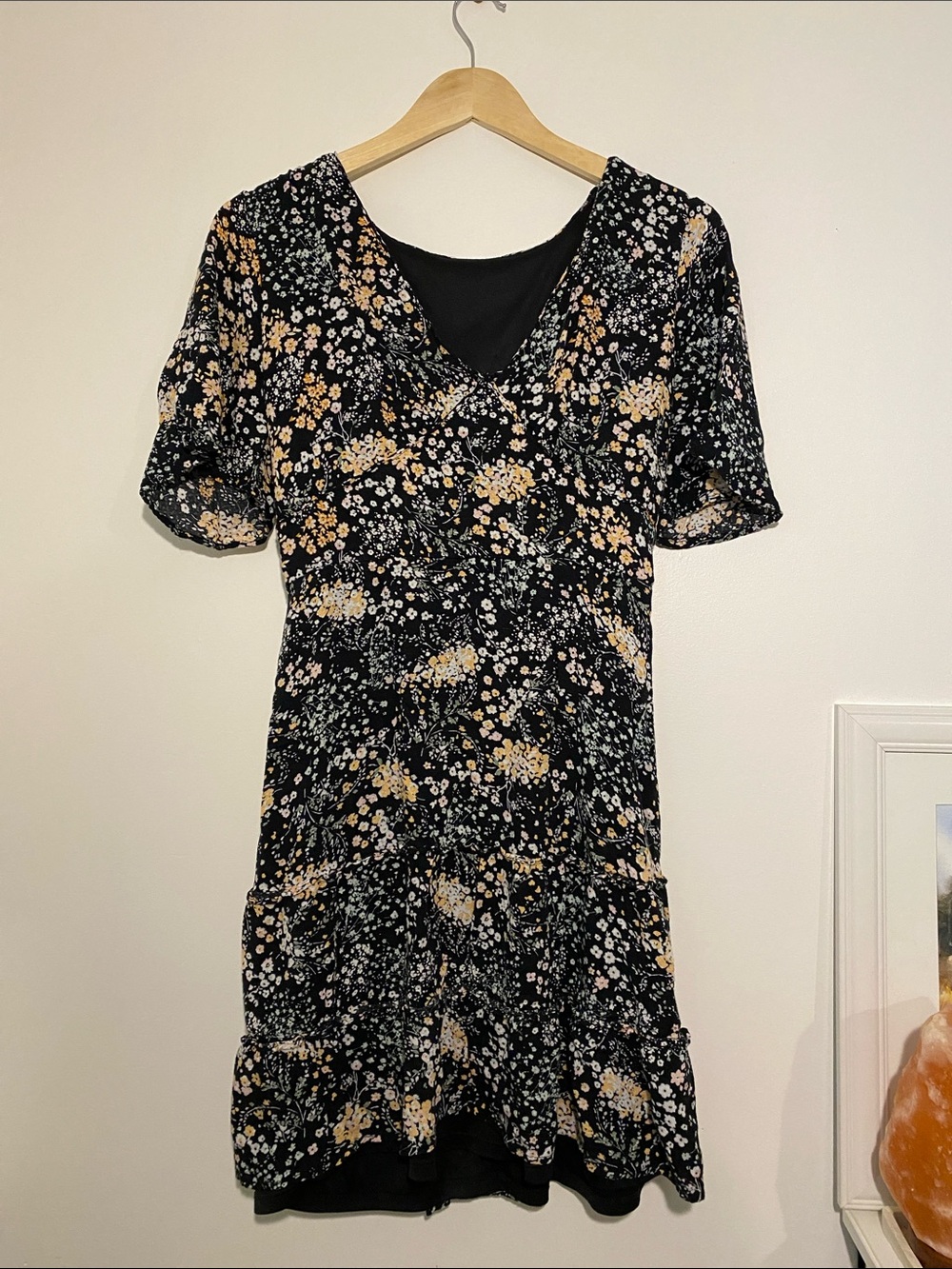 Floral Short Sleeve Summer Dress